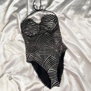 80’s Metallic Bodysuit